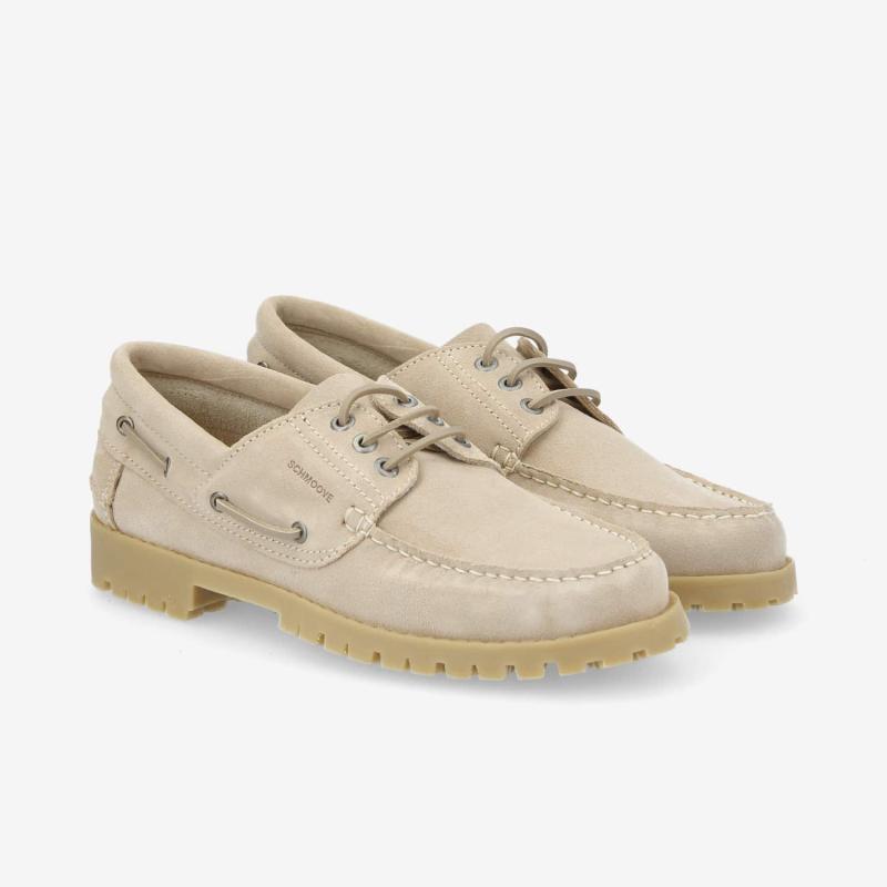 NEWQUAY BOAT M - SUEDE - BEIGE